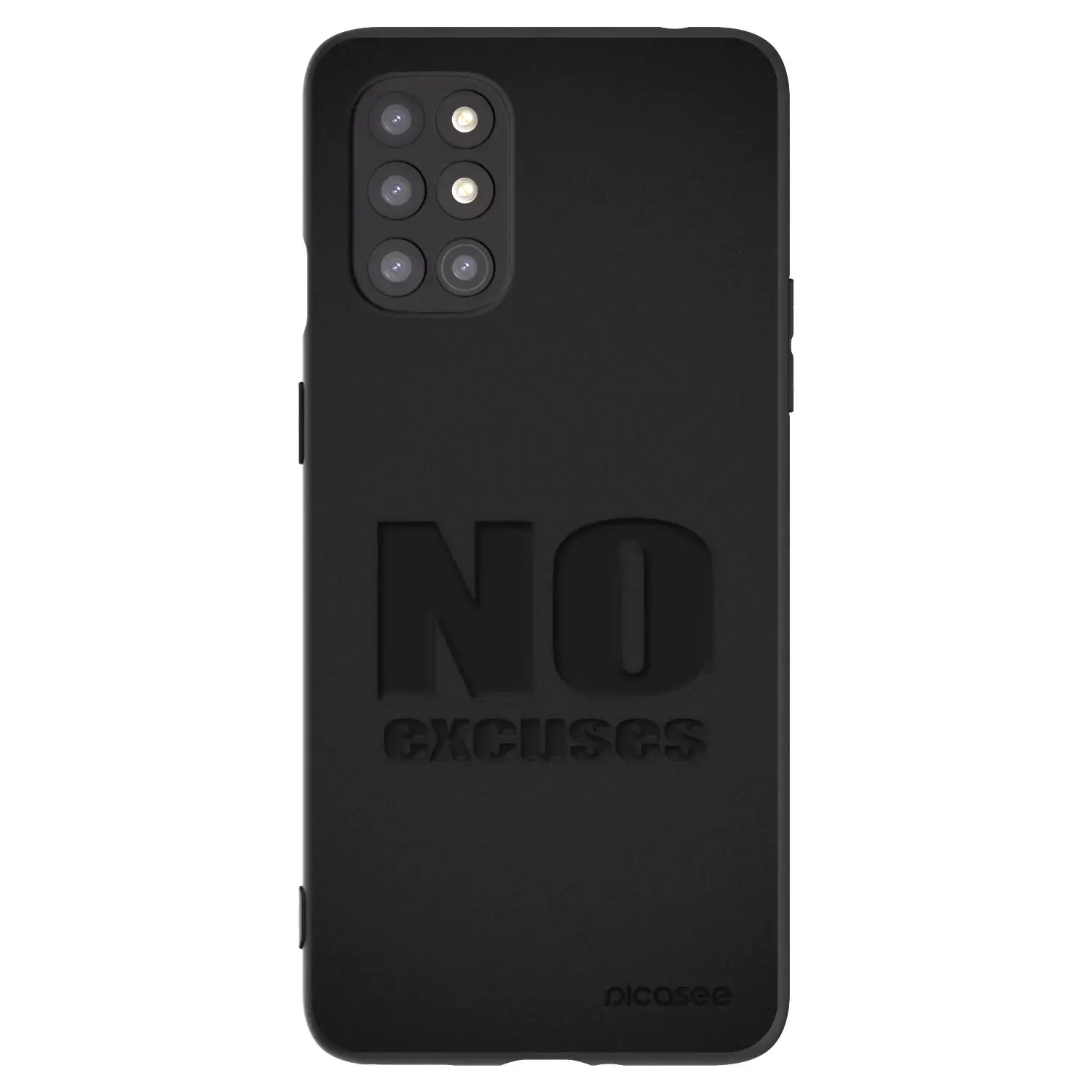 Silikonový černý obal pro OnePlus 8T - No Excuses
