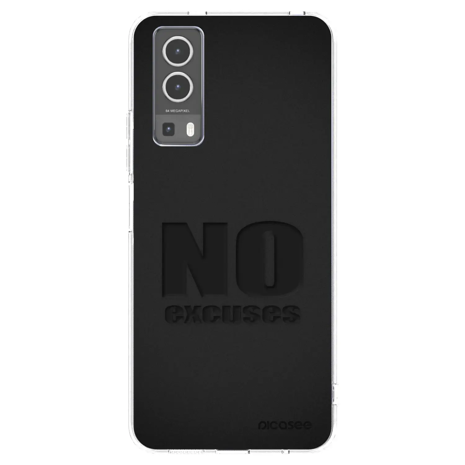 Silikonový průhledný obal pro Vivo Y72 5G - No Excuses
