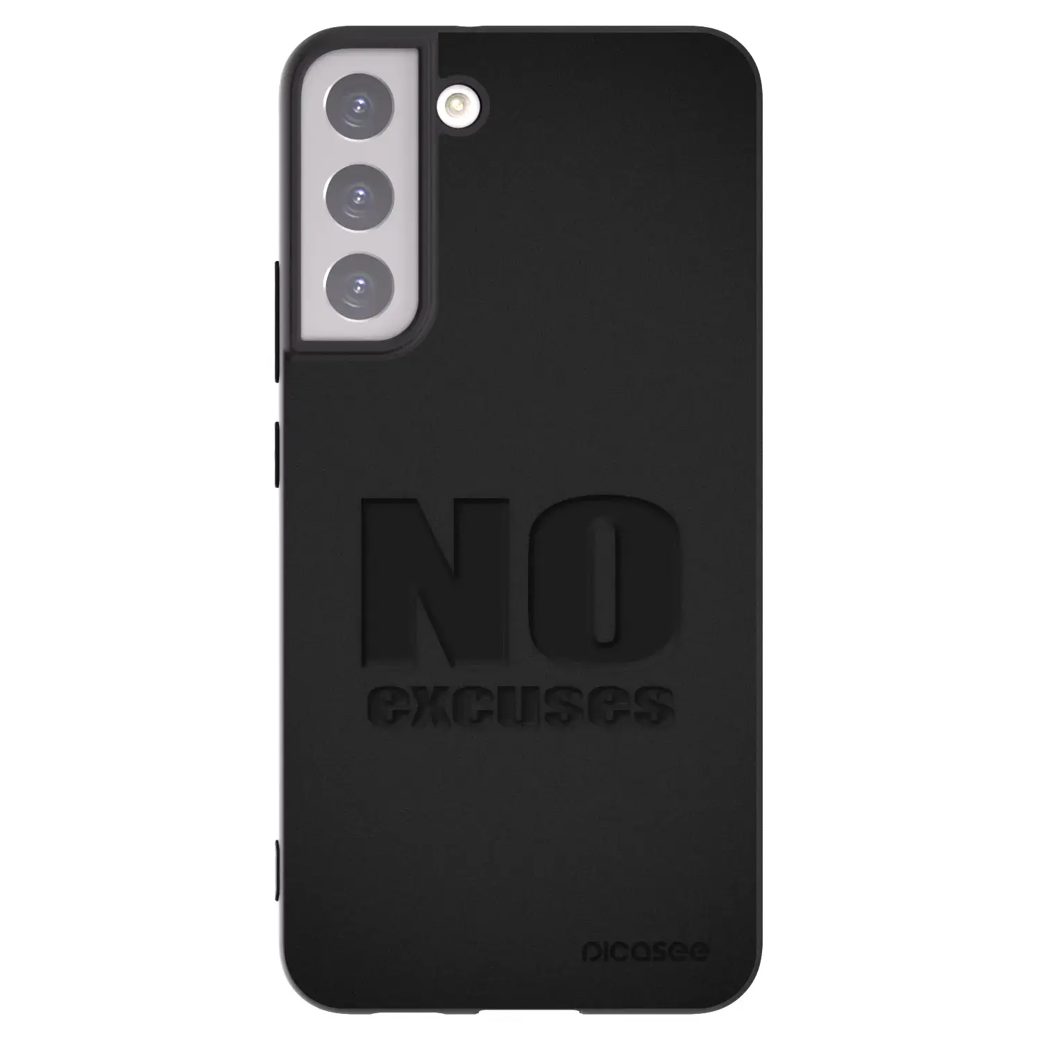Silikonový černý obal pro Samsung Galaxy S22+ 5G - No Excuses