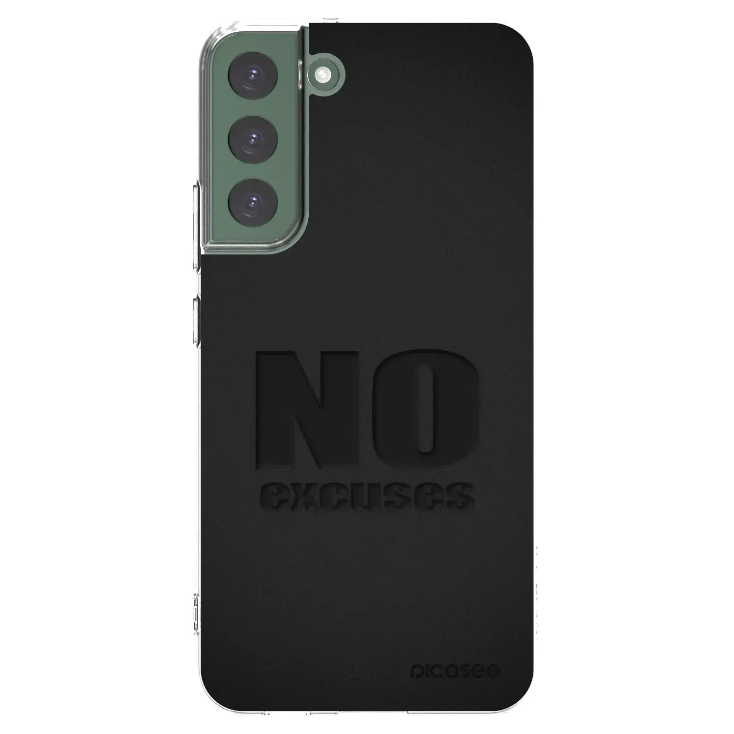Silikonový průhledný obal pro Samsung Galaxy S22+ 5G - No Excuses