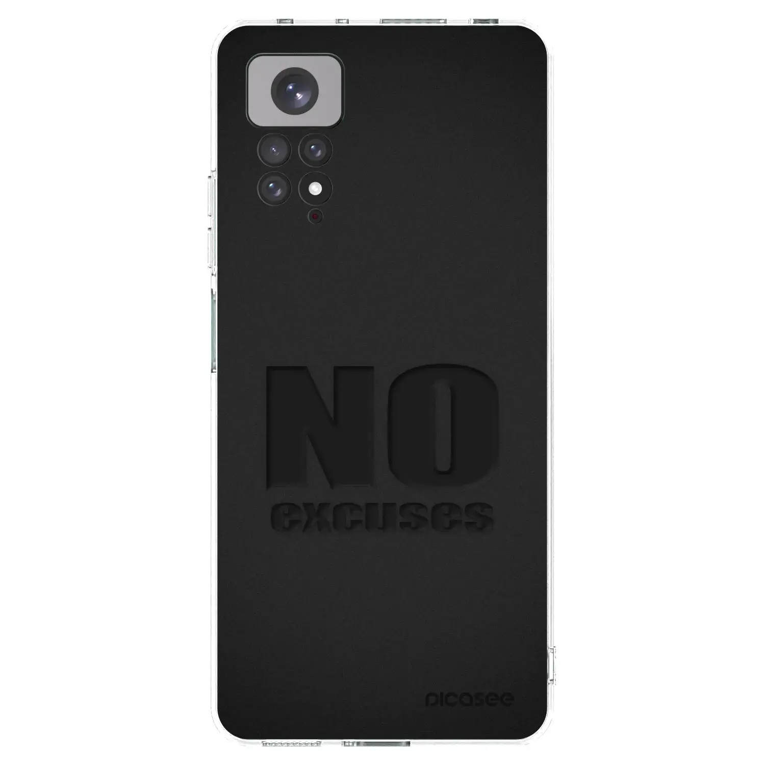 Silikonový průhledný obal pro Xiaomi Redmi Note 11 - No Excuses