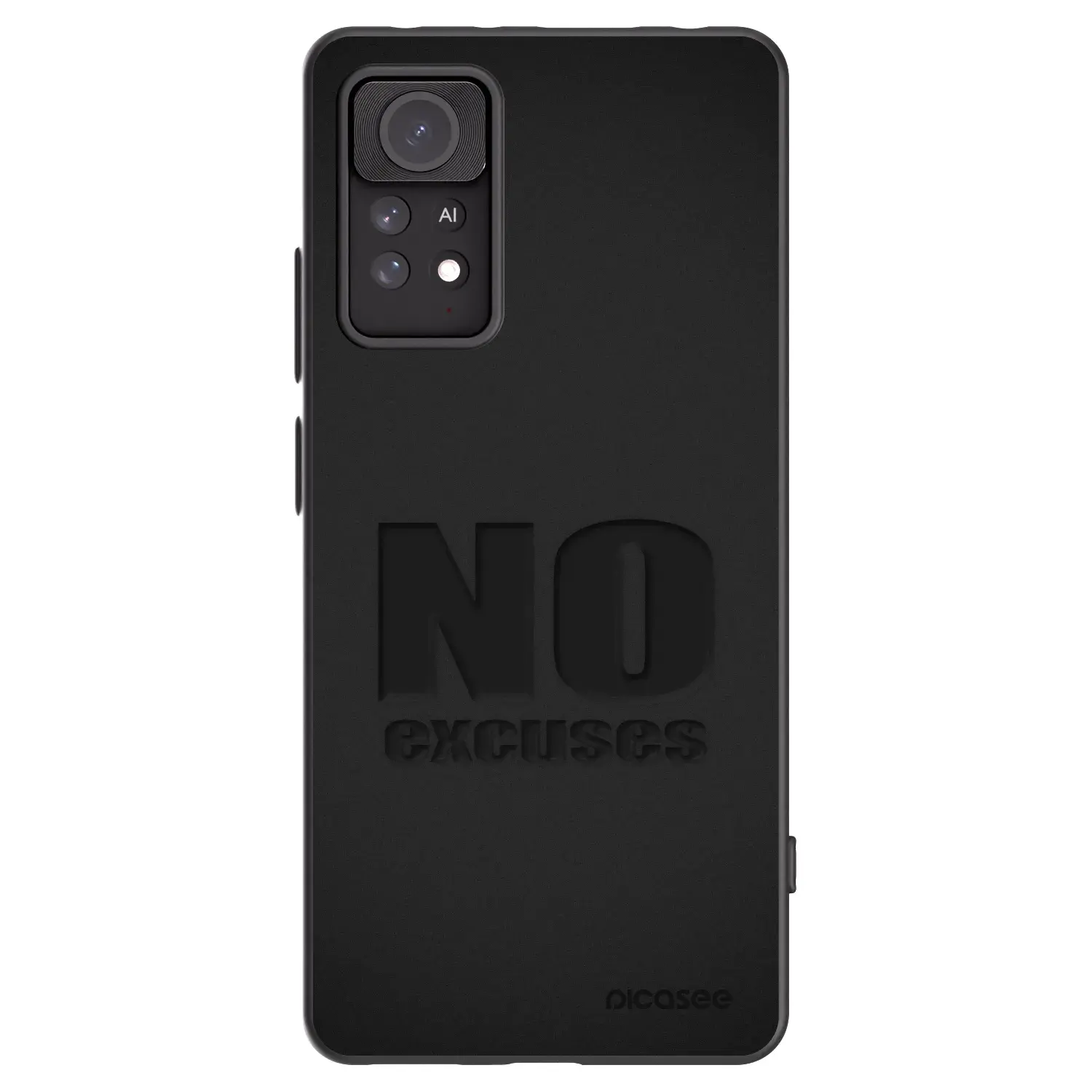 Silikonový černý obal pro Xiaomi Redmi Note 11 Pro - No Excuses