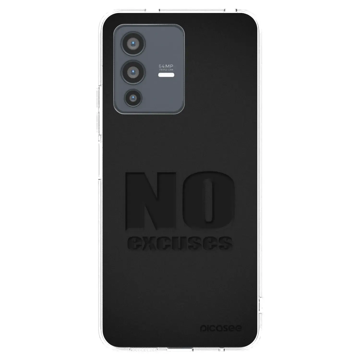 Silikonový průhledný obal pro Vivo V23 5G - No Excuses