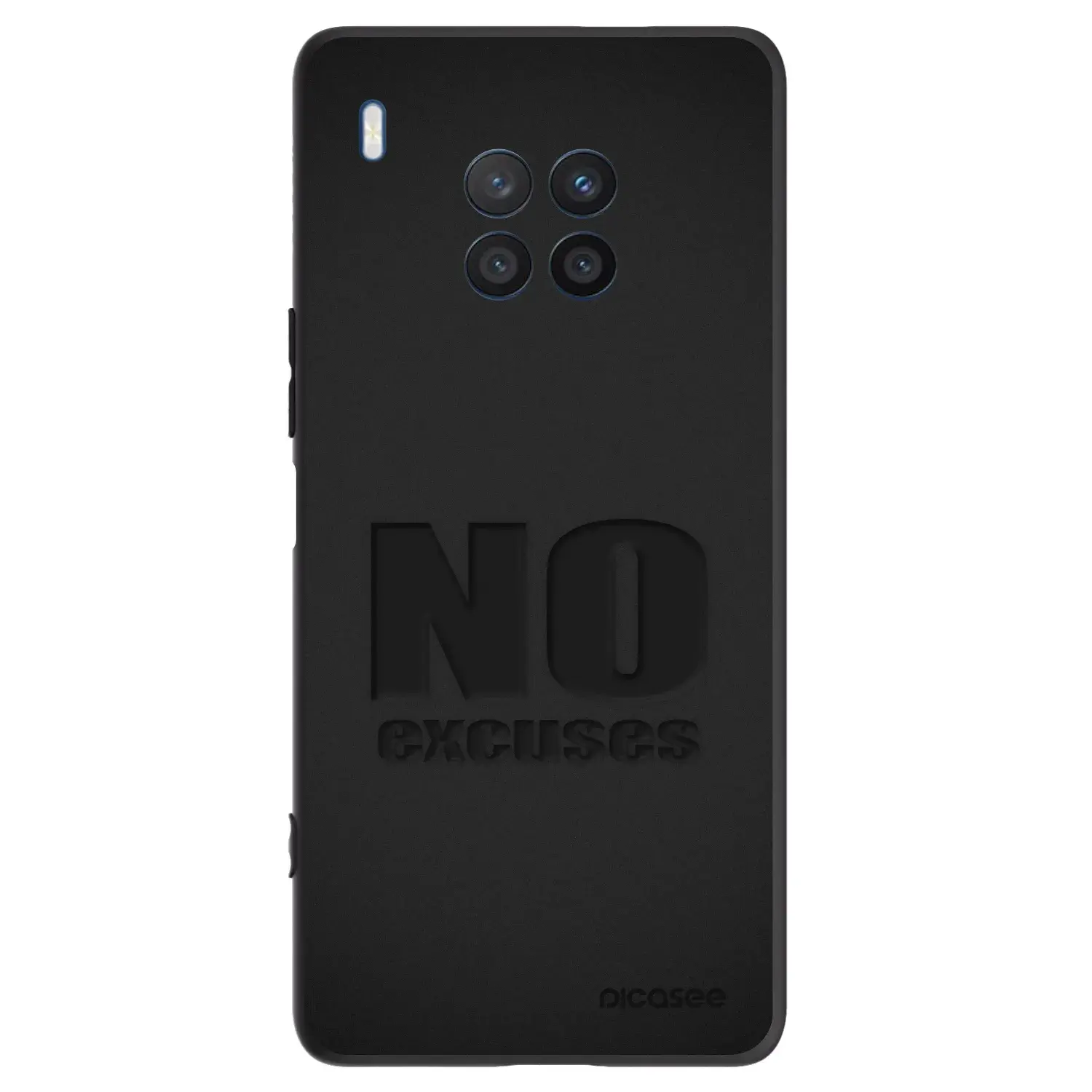 Silikonový černý obal pro Honor 50 Lite - No Excuses