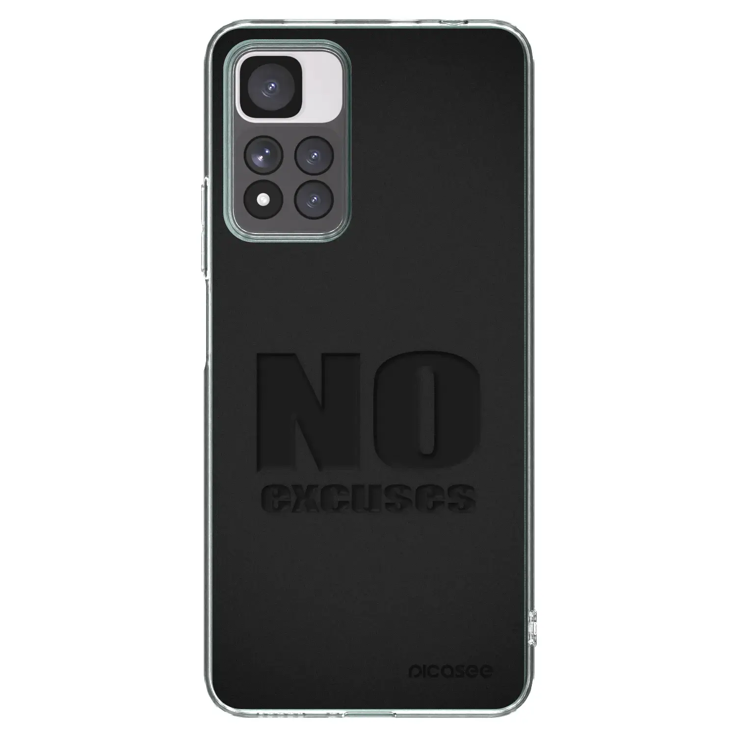 Silikonový průhledný obal pro Xiaomi Redmi Note 11 Pro+ 5G - No Excuses