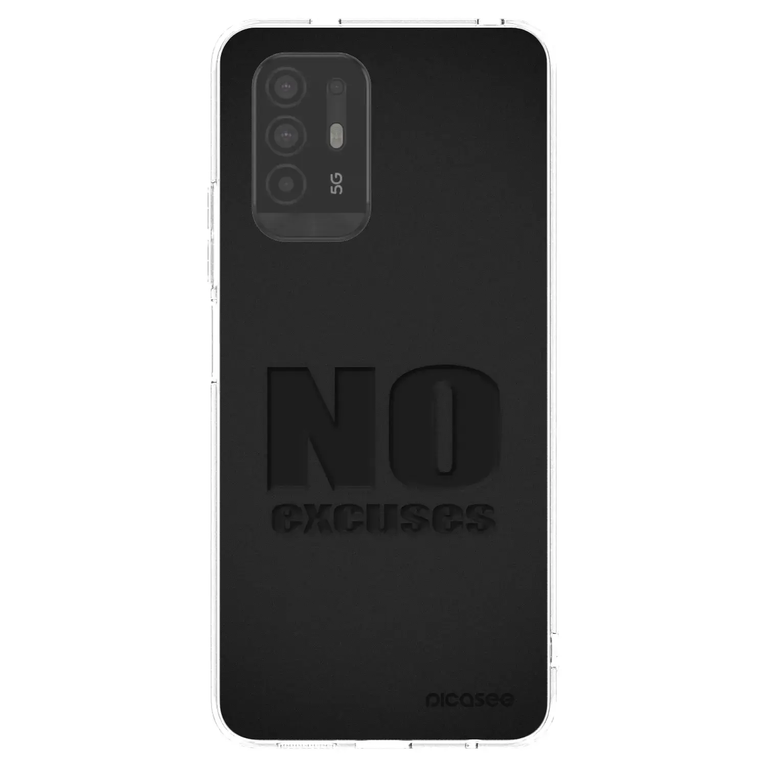 Silikonový průhledný obal pro OPPO A94 5G - No Excuses