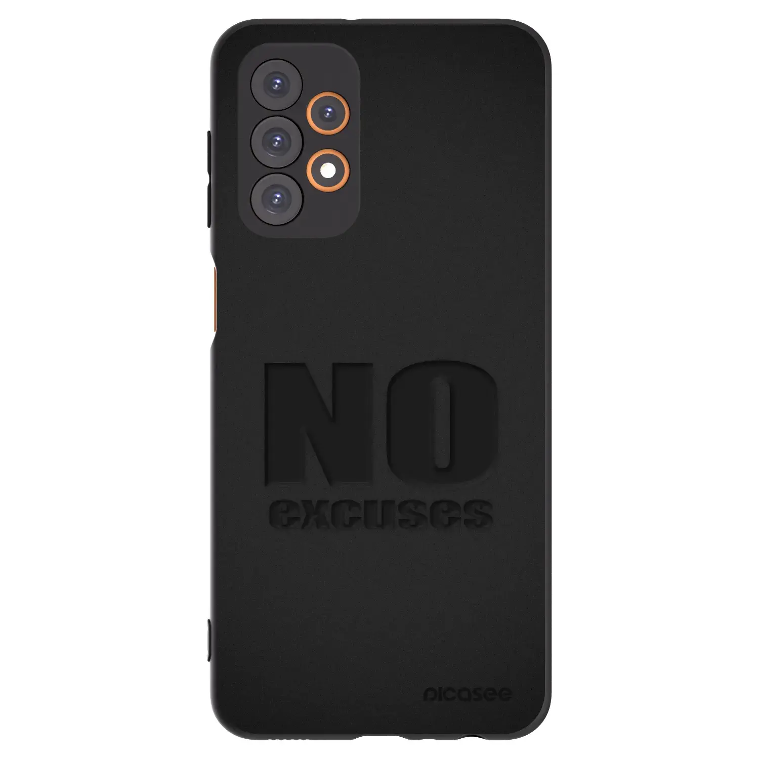 Silikonový černý obal pro Samsung Galaxy A23 A236B 5G - No Excuses