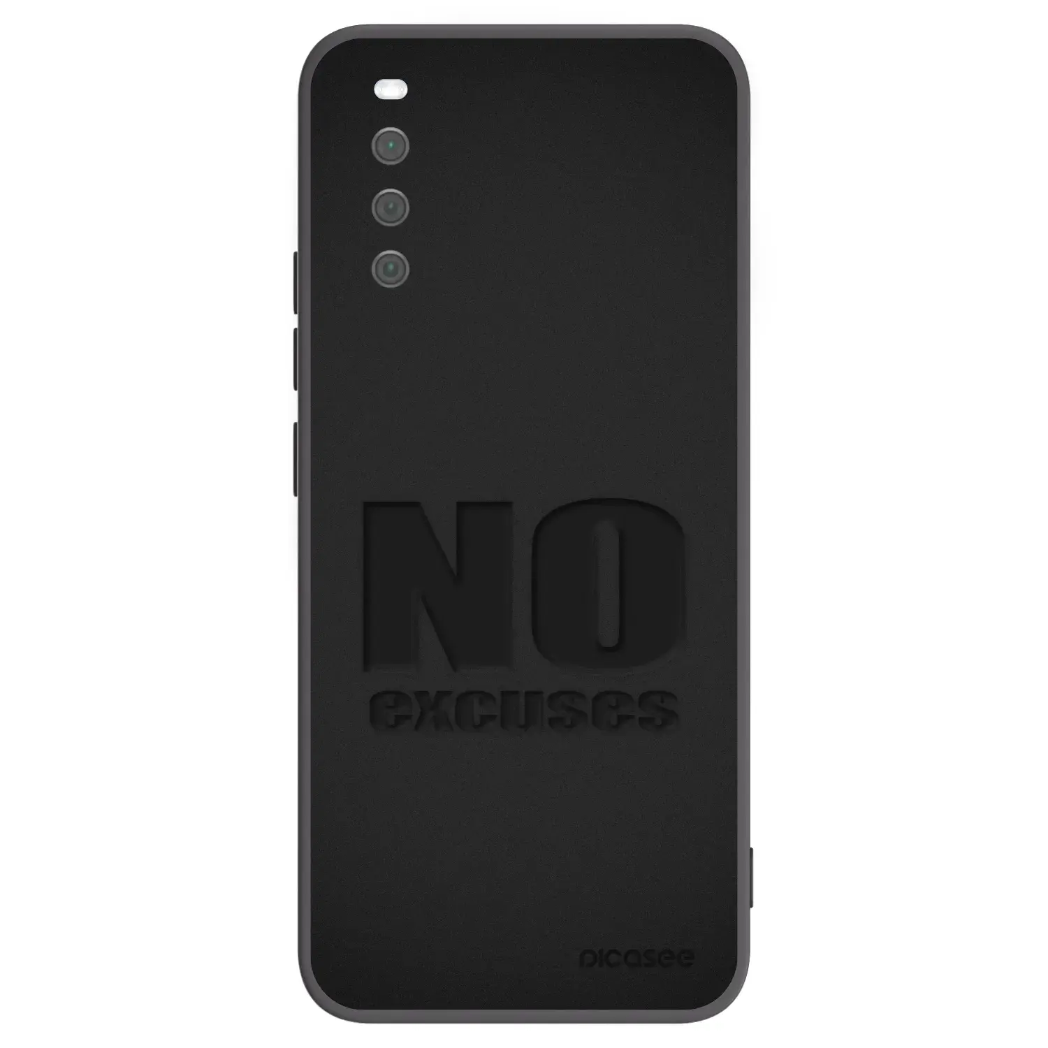 Silikonový černý obal pro Sony Xperia 10 III - No Excuses