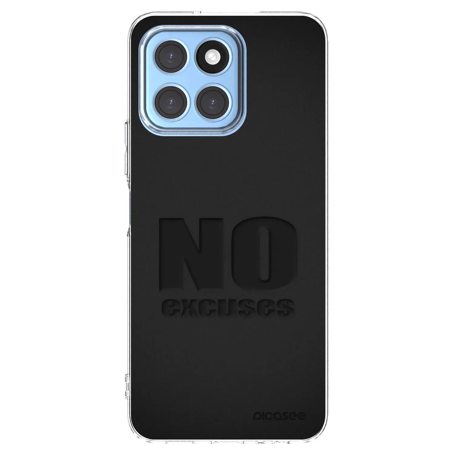 Silikonový průhledný obal pro Honor X8 5G - No Excuses