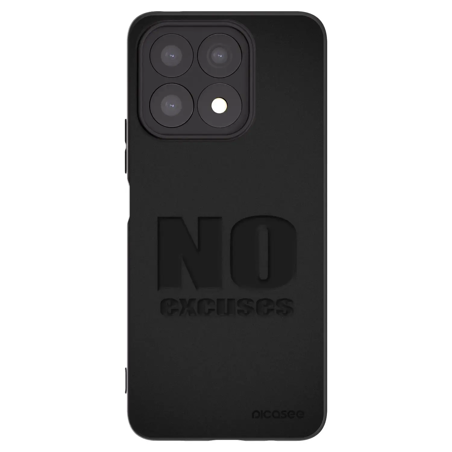 Silikonový černý obal pro Honor X8a - No Excuses