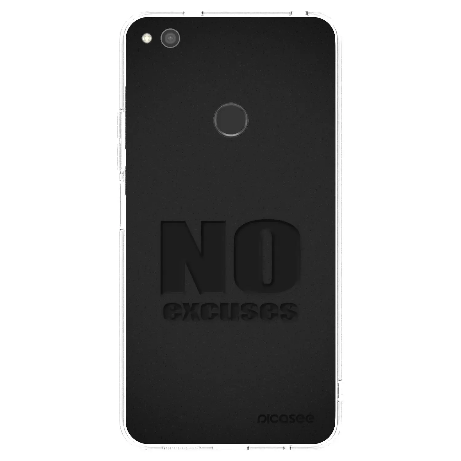 Silikonový průhledný obal pro Huawei P9 Lite 2017 - No Excuses