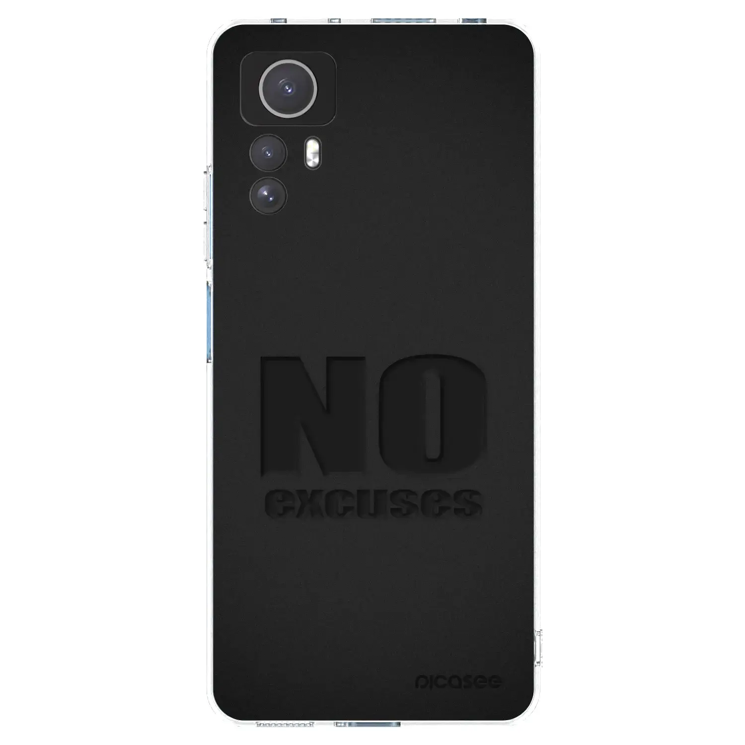 Silikonový průhledný obal pro Xiaomi Redmi Note 12S - No Excuses