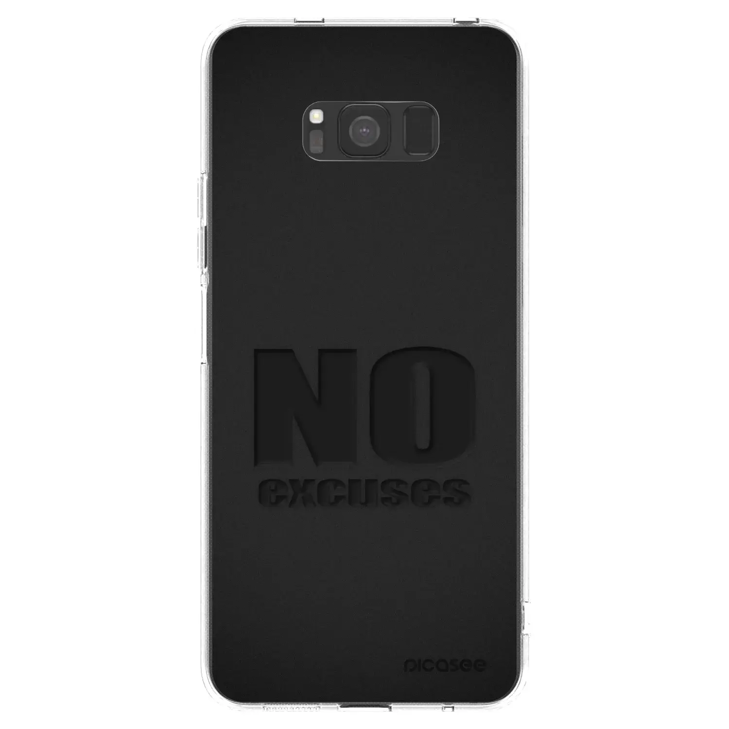 Silikonový průhledný obal pro Samsung Galaxy S8 G950F - No Excuses