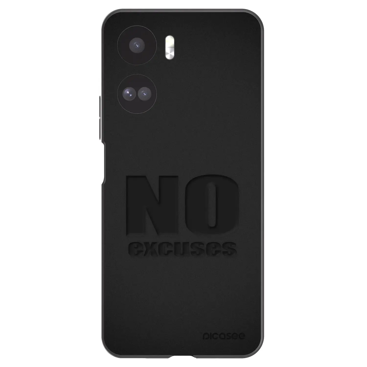 Silikonový černý obal pro Honor 90 Lite 5G - No Excuses