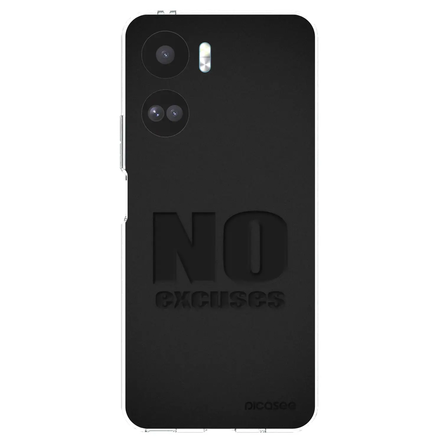Silikonový průhledný obal pro Honor 90 Lite 5G - No Excuses