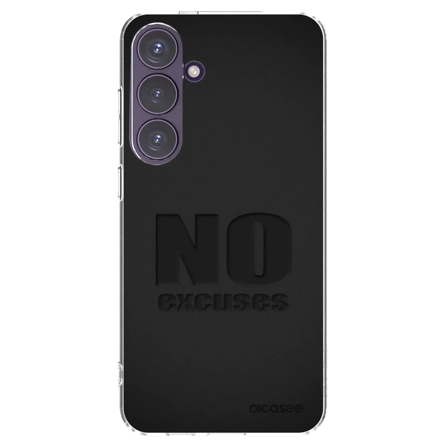 Silikonový průhledný obal pro Samsung Galaxy S24+ S926B 5G - No Excuses