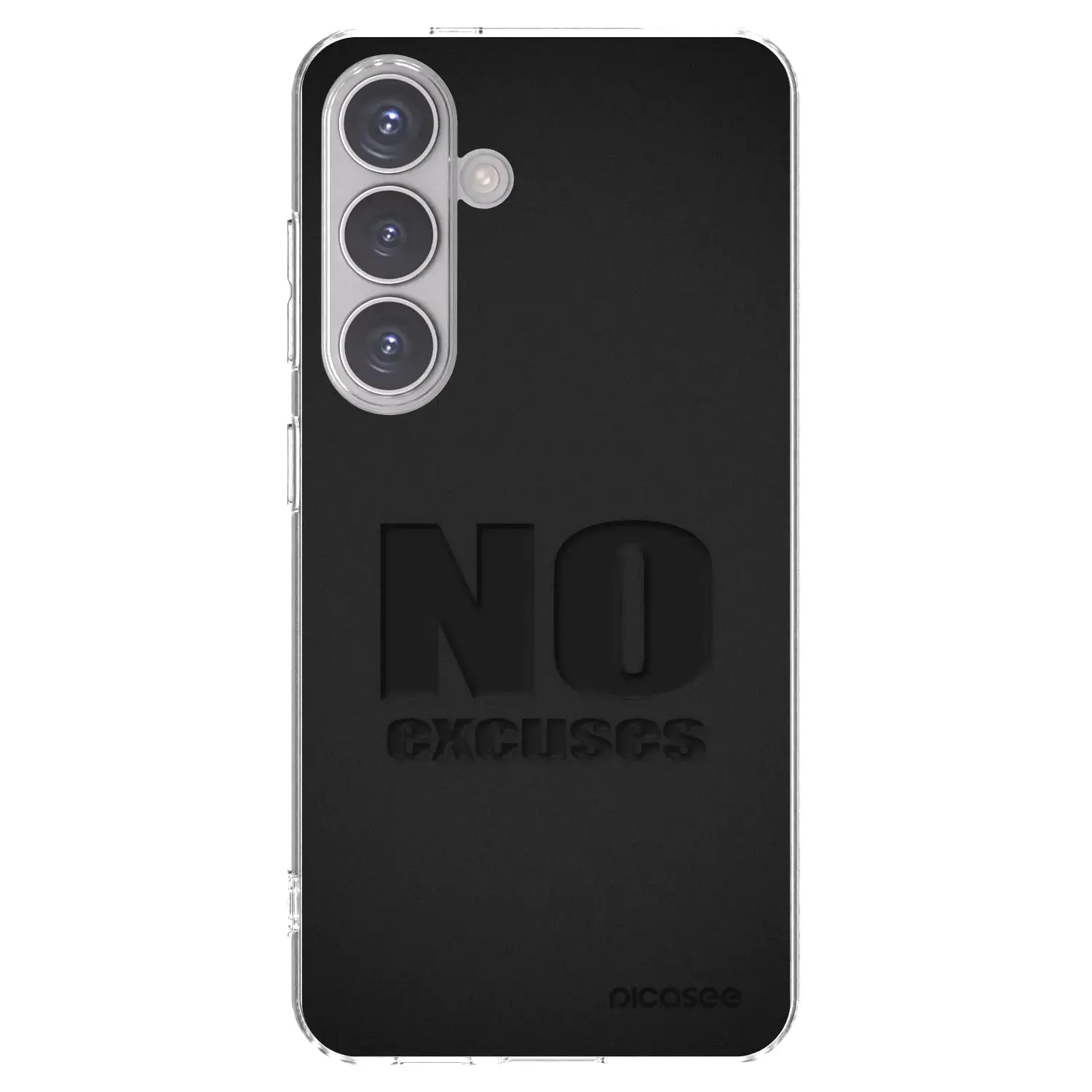 Silikonový průhledný obal pro Samsung Galaxy S24 S921B 5G - No Excuses