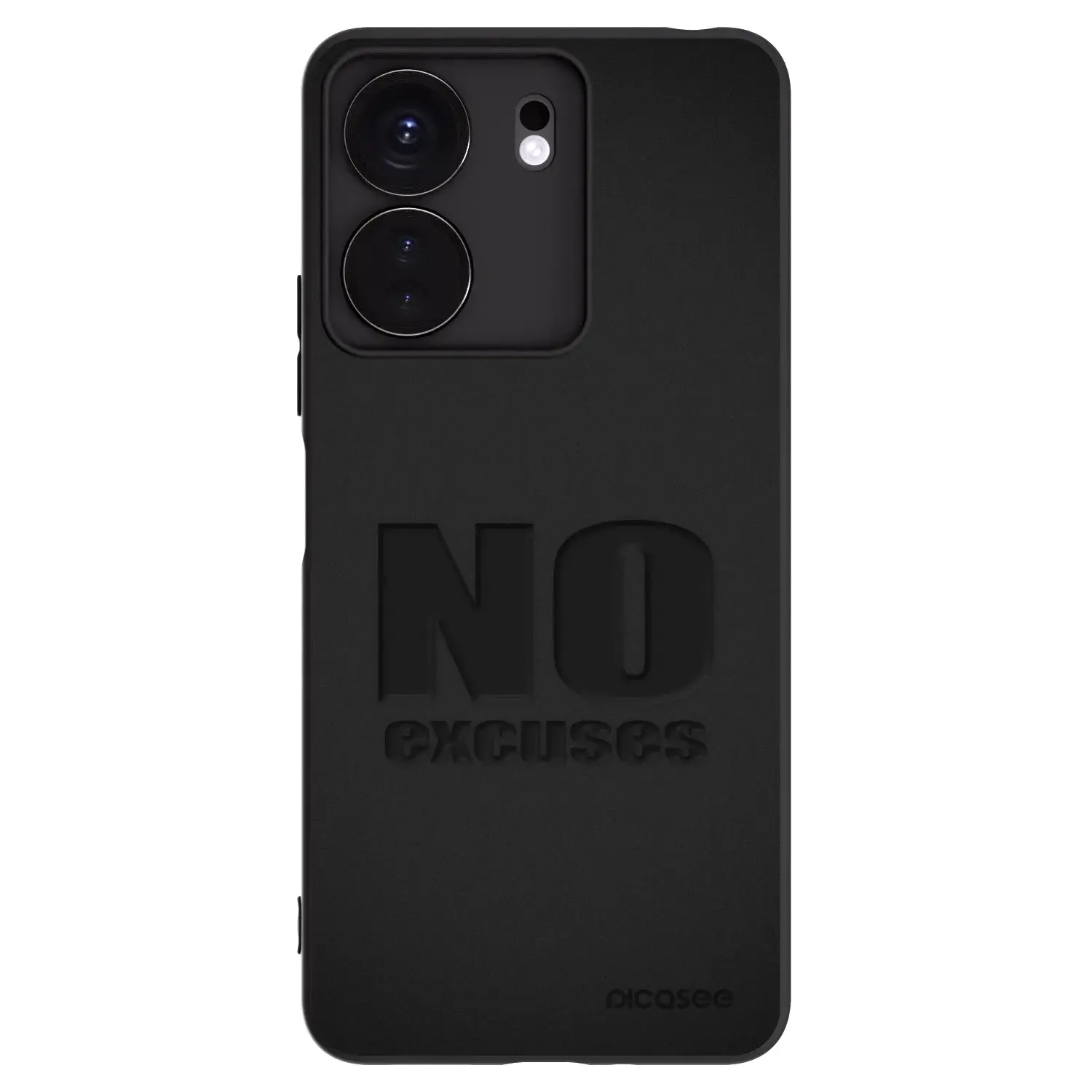 Silikonový černý obal pro Xiaomi Redmi 13C 4G - No Excuses