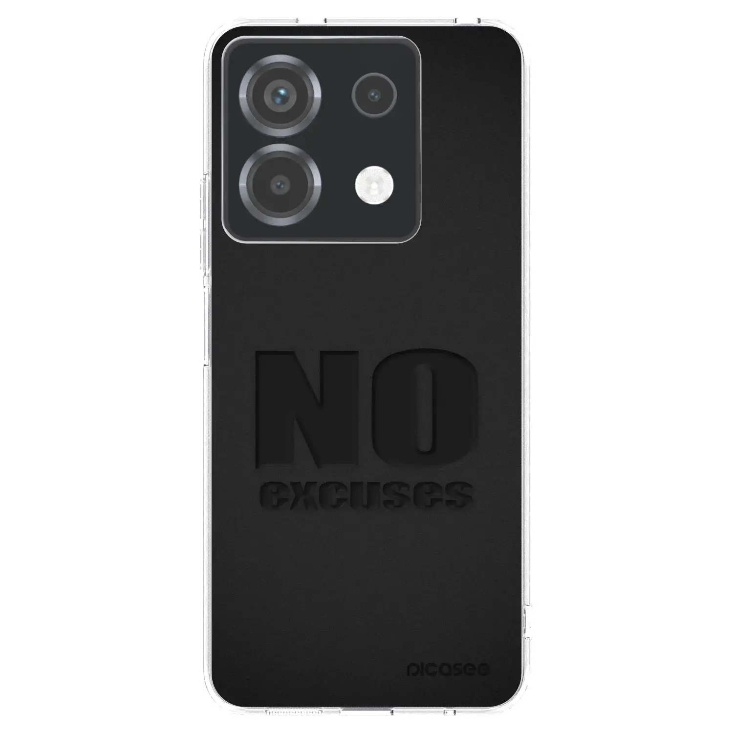 Silikonový průhledný obal pro Xiaomi Poco X6 - No Excuses