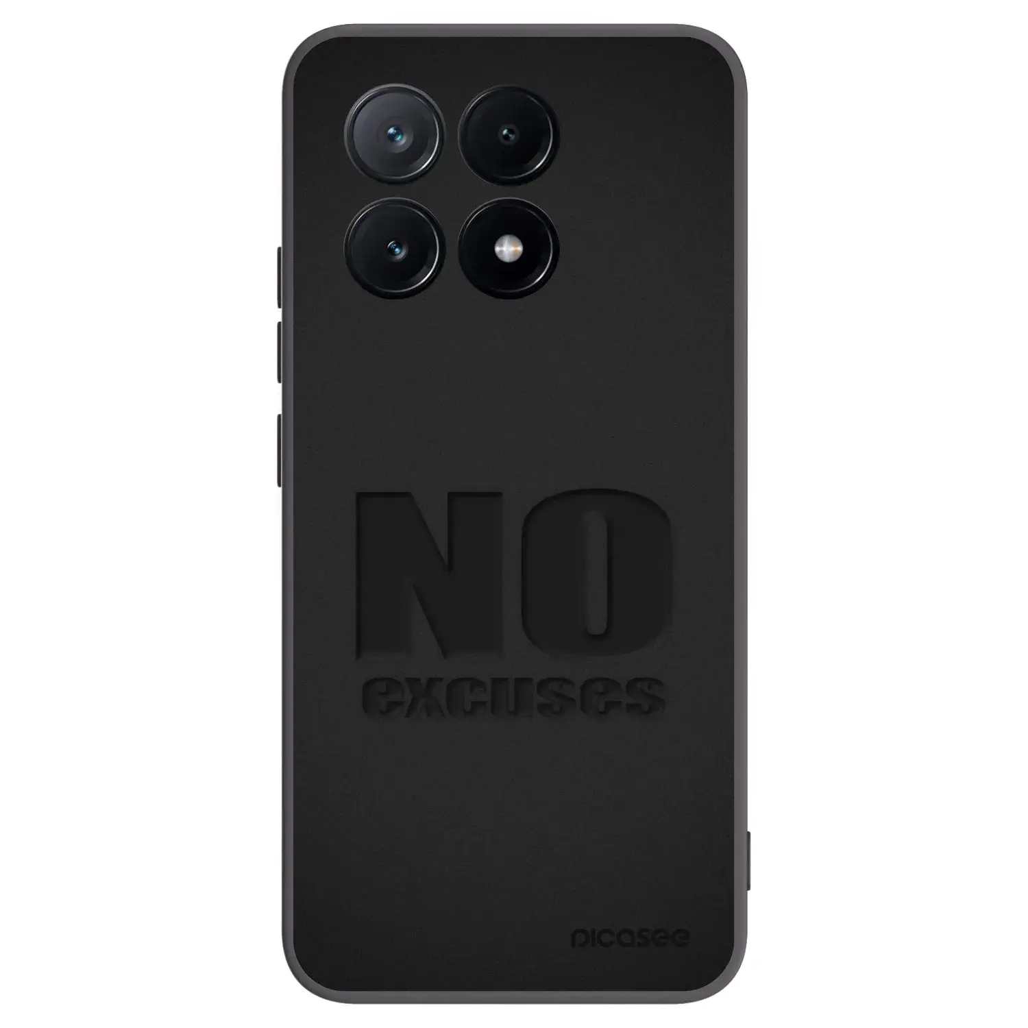 Silikonový černý obal pro Xiaomi Poco X6 Pro - No Excuses