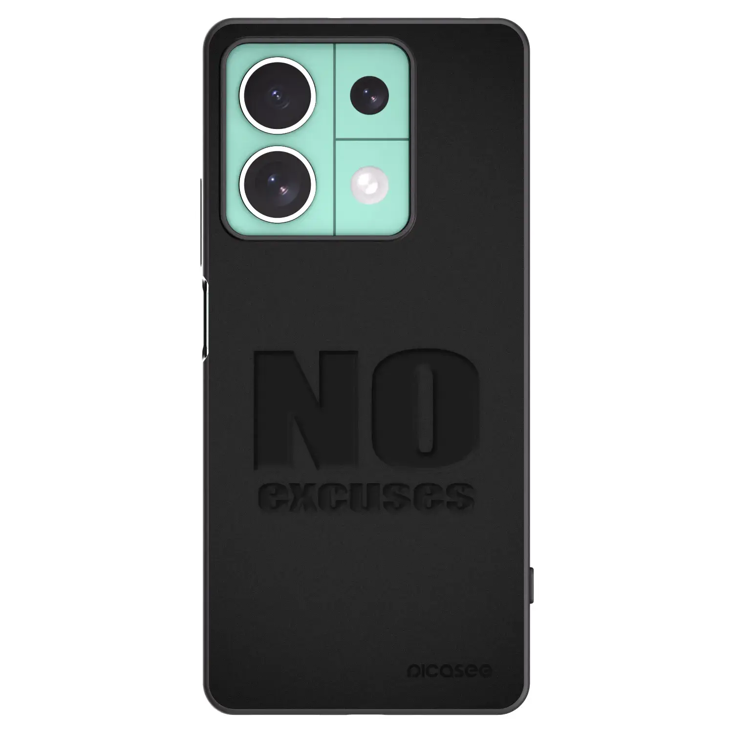 Silikonový černý obal pro Xiaomi Redmi Note 13 5G - No Excuses