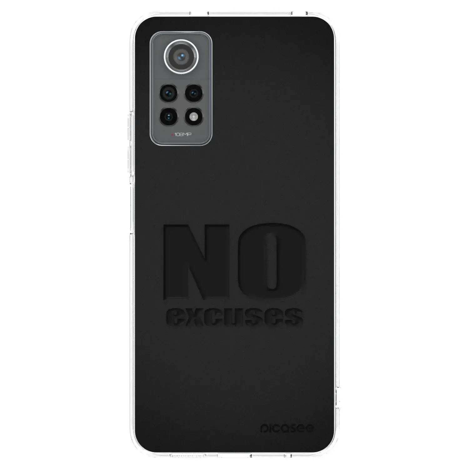 Silikonový průhledný obal pro Xiaomi Redmi Note 12 Pro 4G - No Excuses