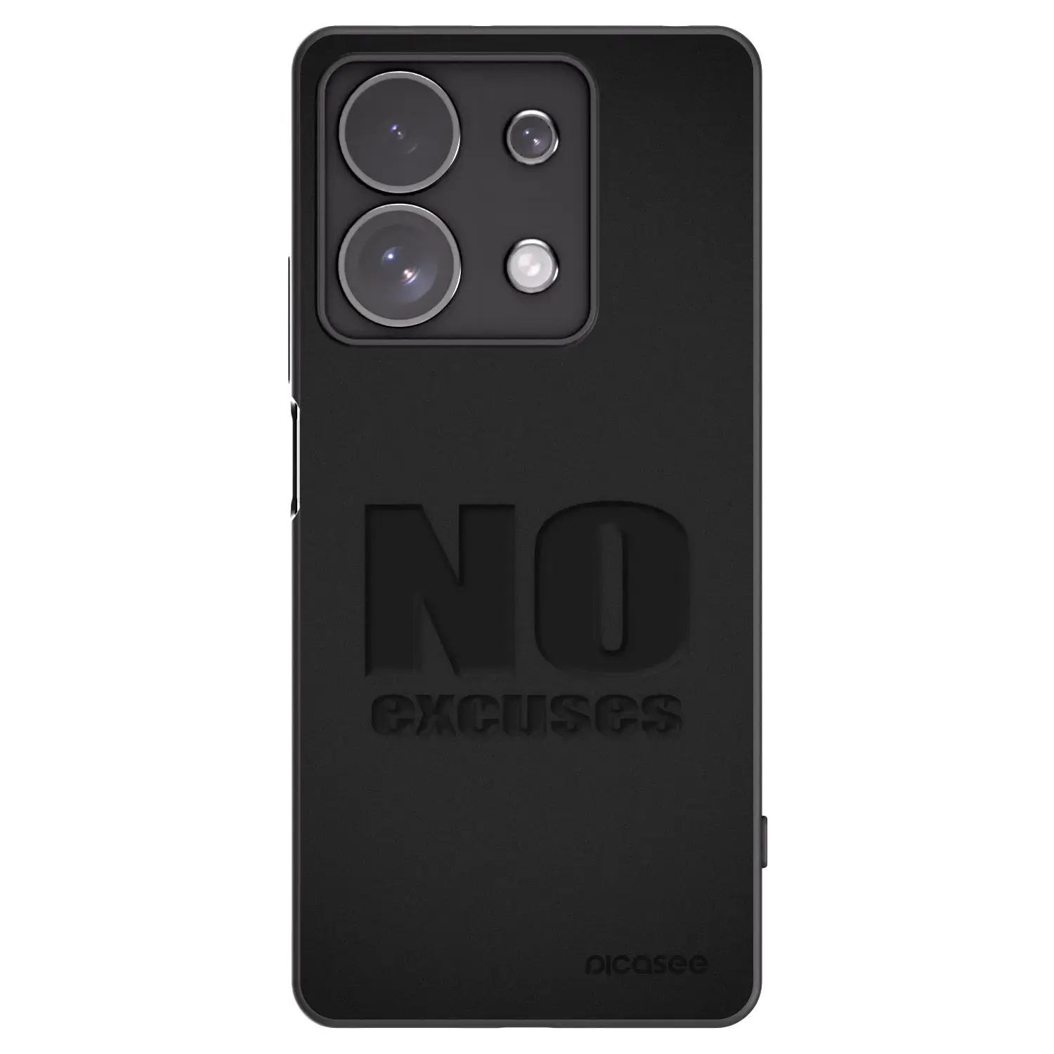 Silikonový černý obal pro Xiaomi Redmi Note 13 Pro 4G - No Excuses