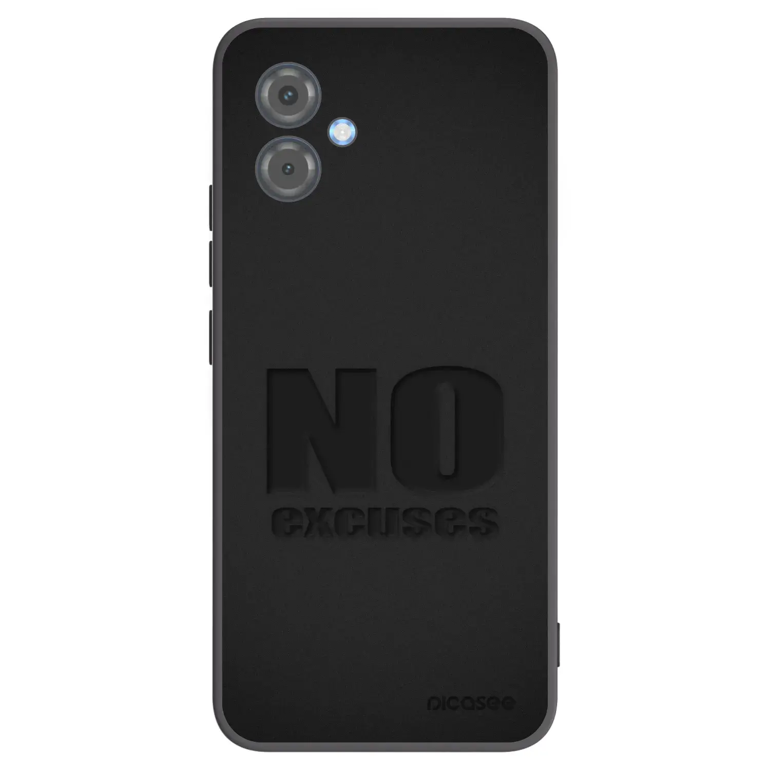 Silikonový černý obal pro Motorola Moto G14 - No Excuses