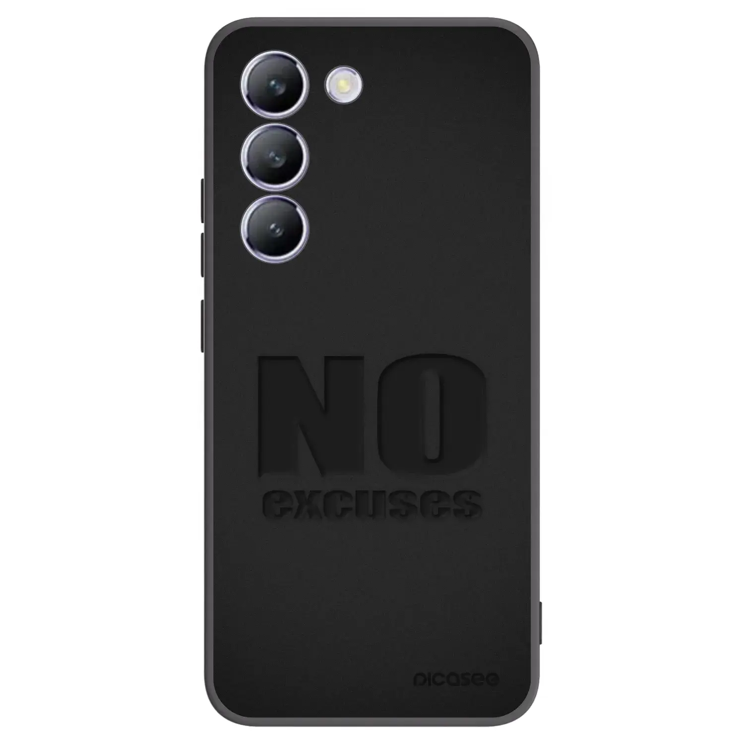Silikonový černý obal pro Vivo V40 SE 5G - No Excuses