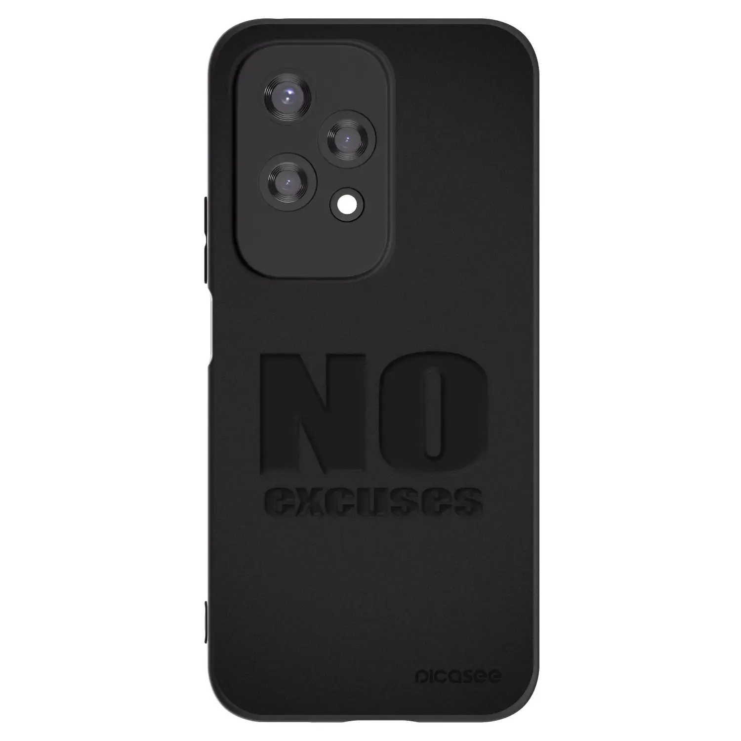 Silikonový černý obal pro Honor 200 Lite - No Excuses