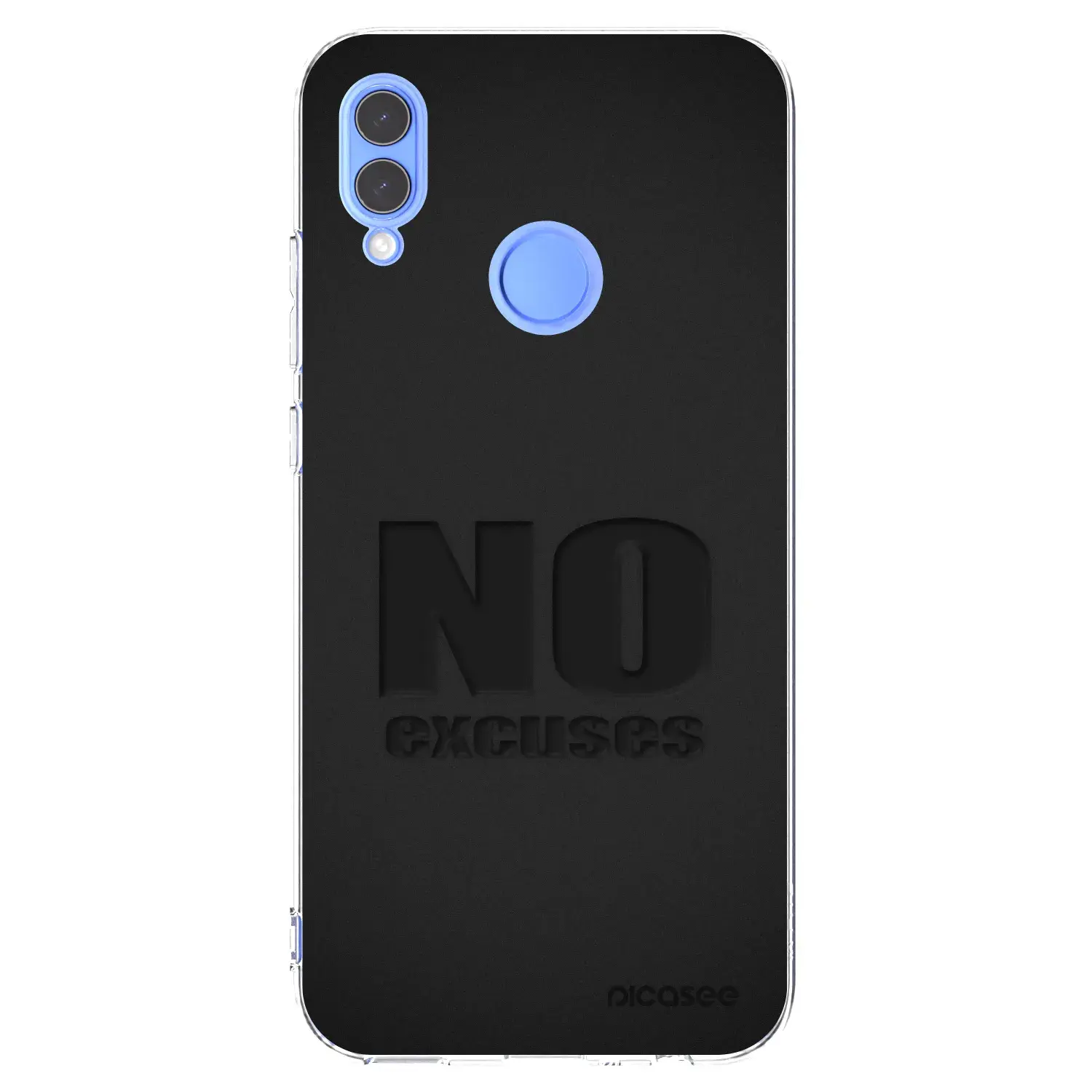 Silikonový průhledný obal pro Honor 10 Lite - No Excuses