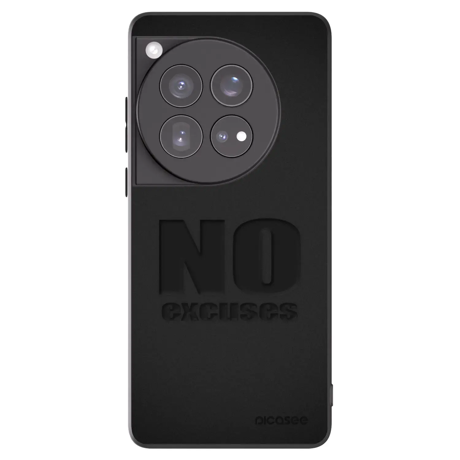 Silikonový černý obal pro OnePlus 12 5G - No Excuses