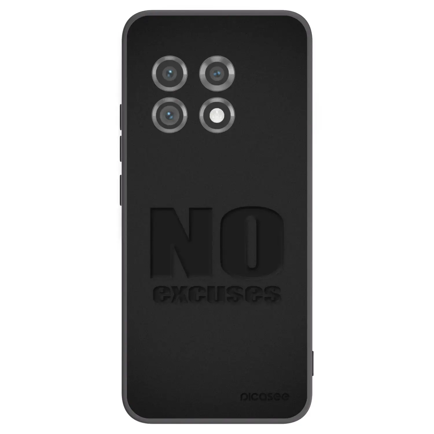 Silikonový černý obal pro OnePlus 11 5G - No Excuses