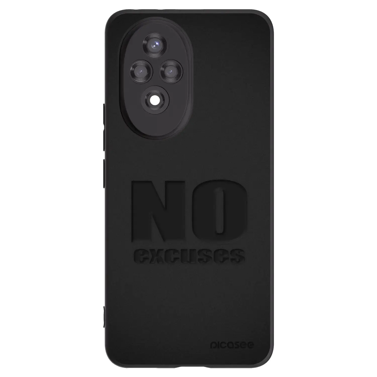 Silikonový černý obal pro Honor 200 Pro 5G - No Excuses