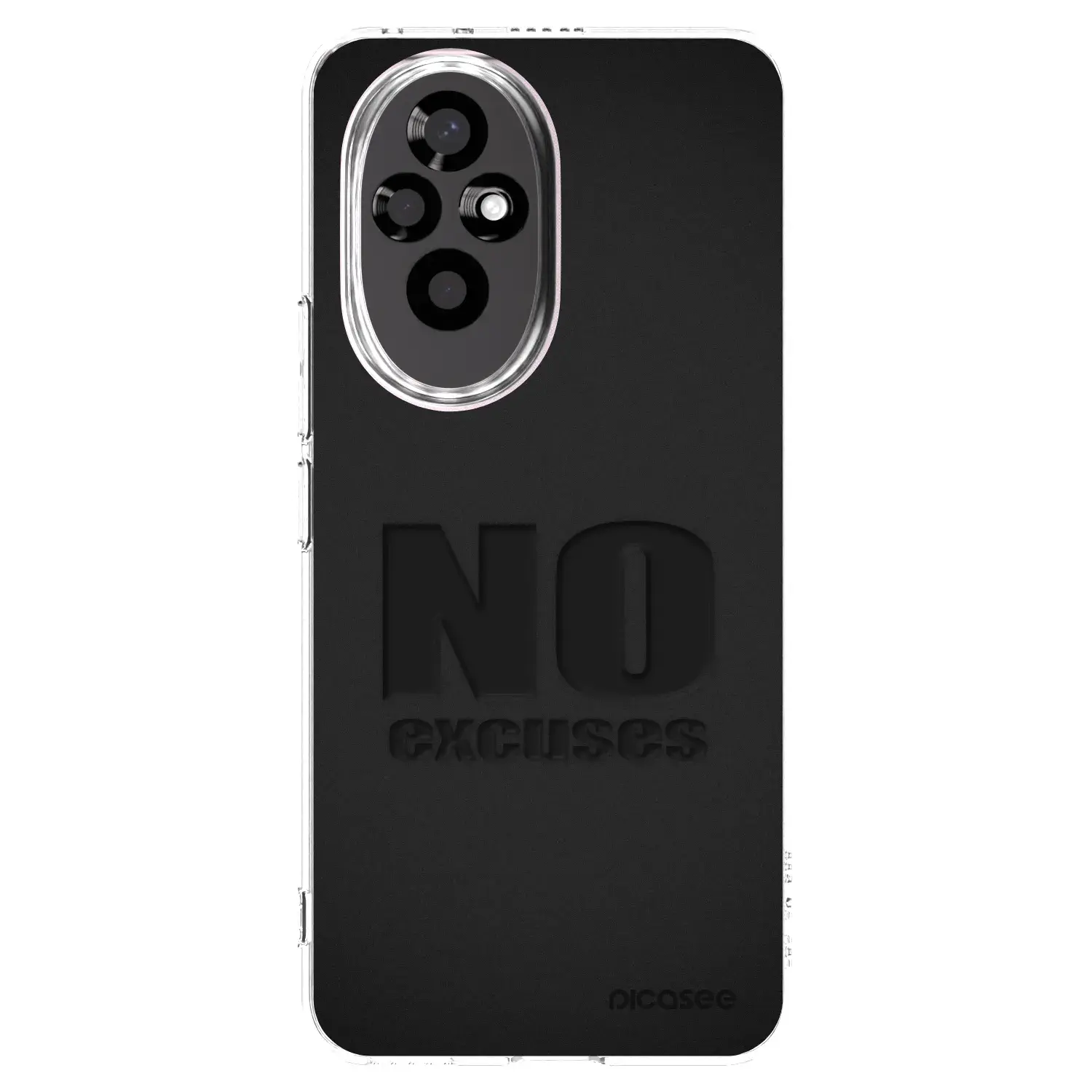 Silikonový průhledný obal pro Honor 200 Pro 5G - No Excuses