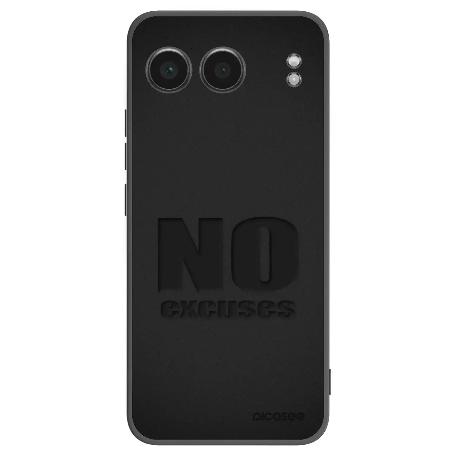Silikonový černý obal pro OnePlus Nord 4 - No Excuses