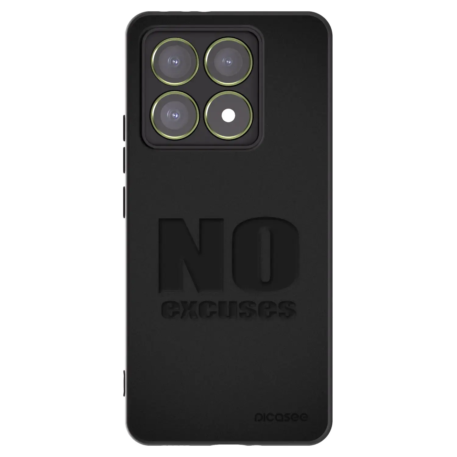 Silikonový černý obal pro Xiaomi 14T - No Excuses