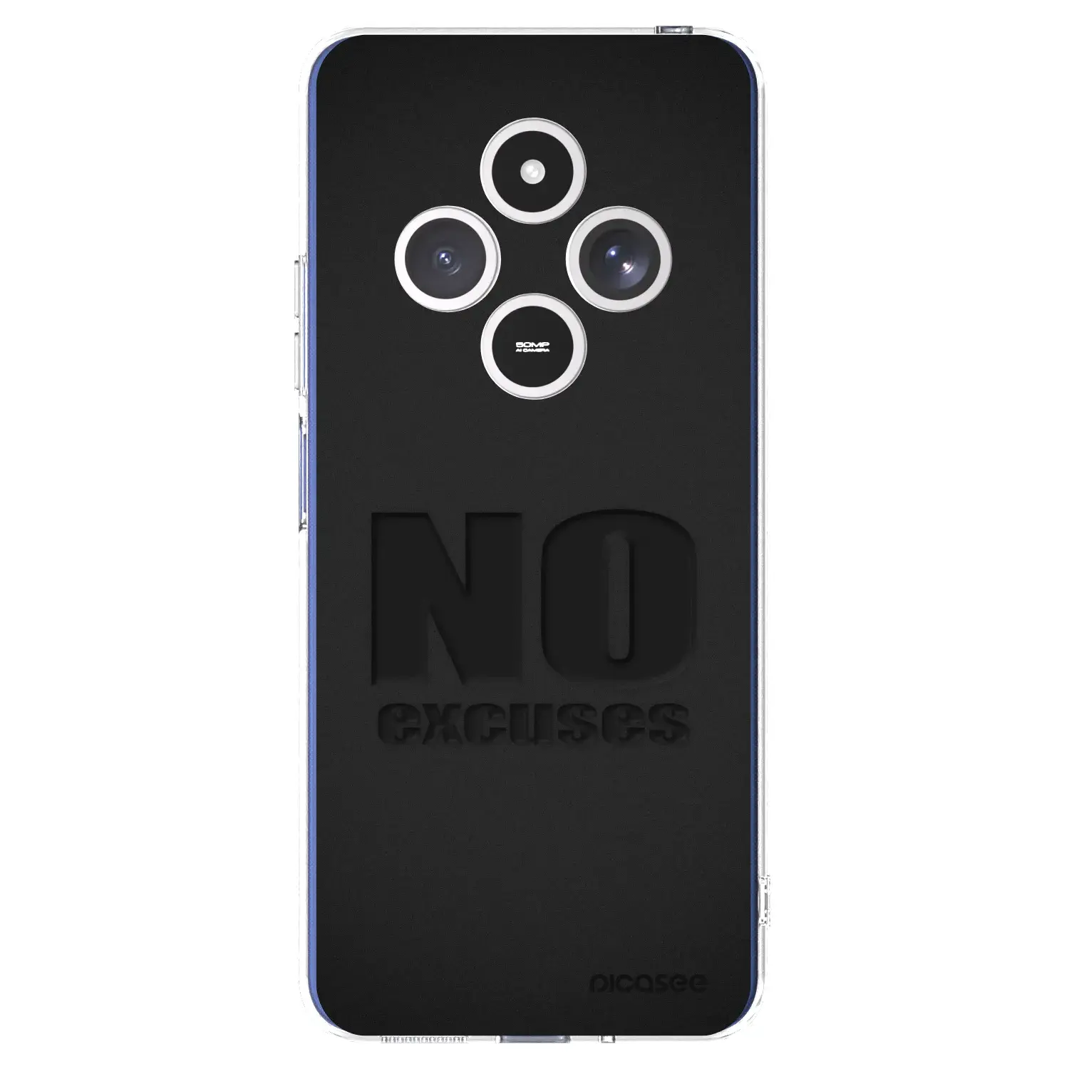 Silikonový průhledný obal pro Xiaomi Redmi 14C - No Excuses