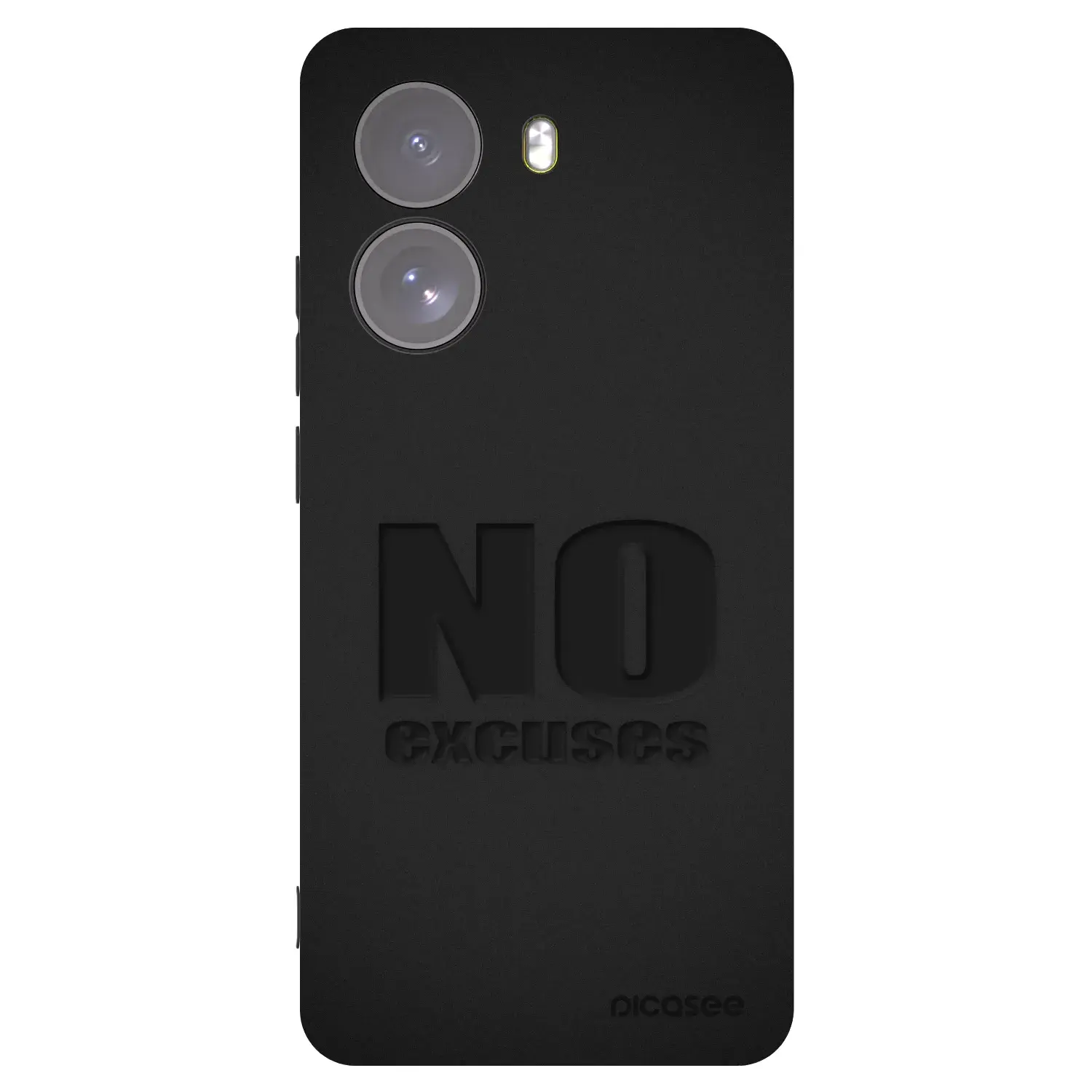 Silikonový černý obal pro Xiaomi Poco X7 - No Excuses