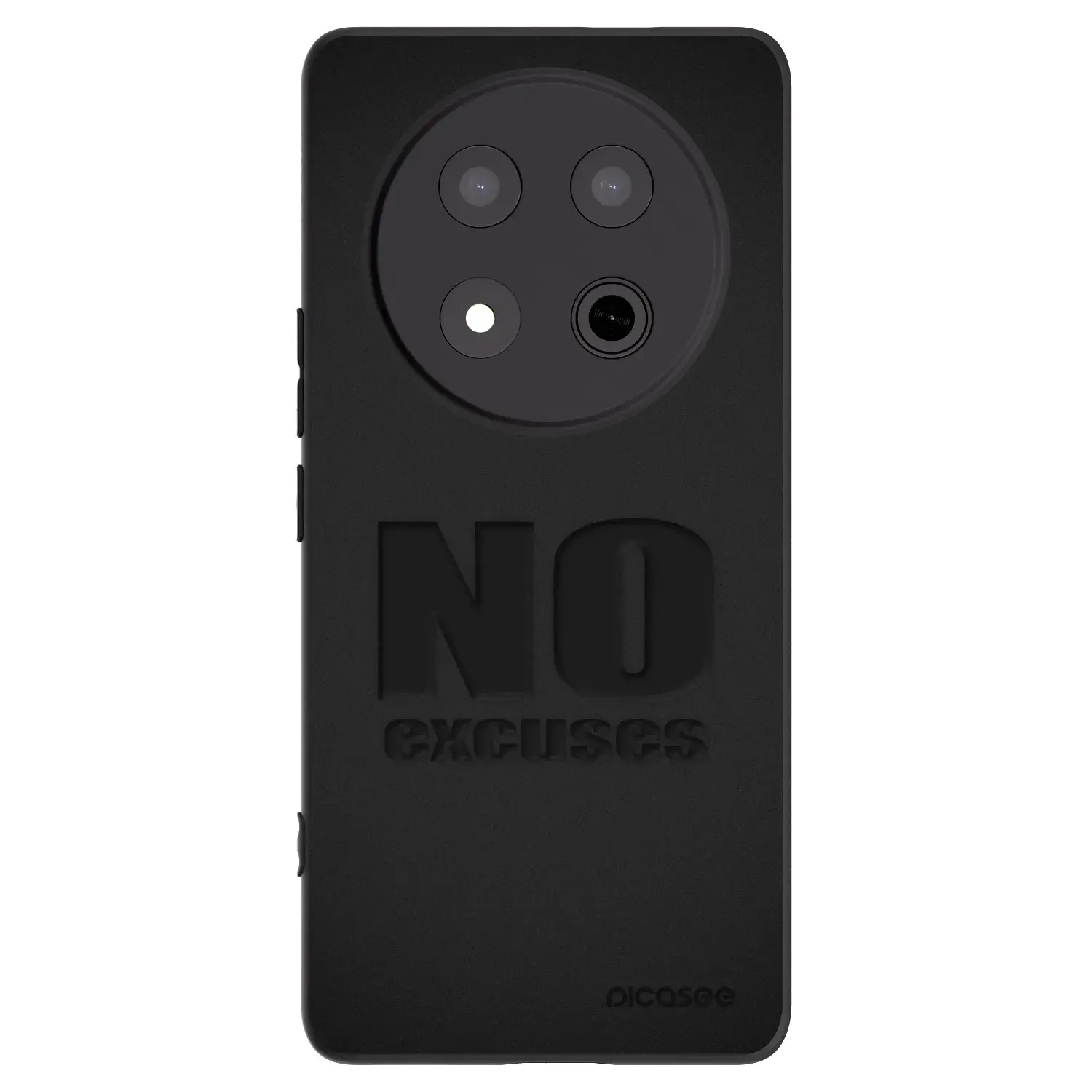 Silikonový černý obal pro Honor Magic7 Lite 5G - No Excuses