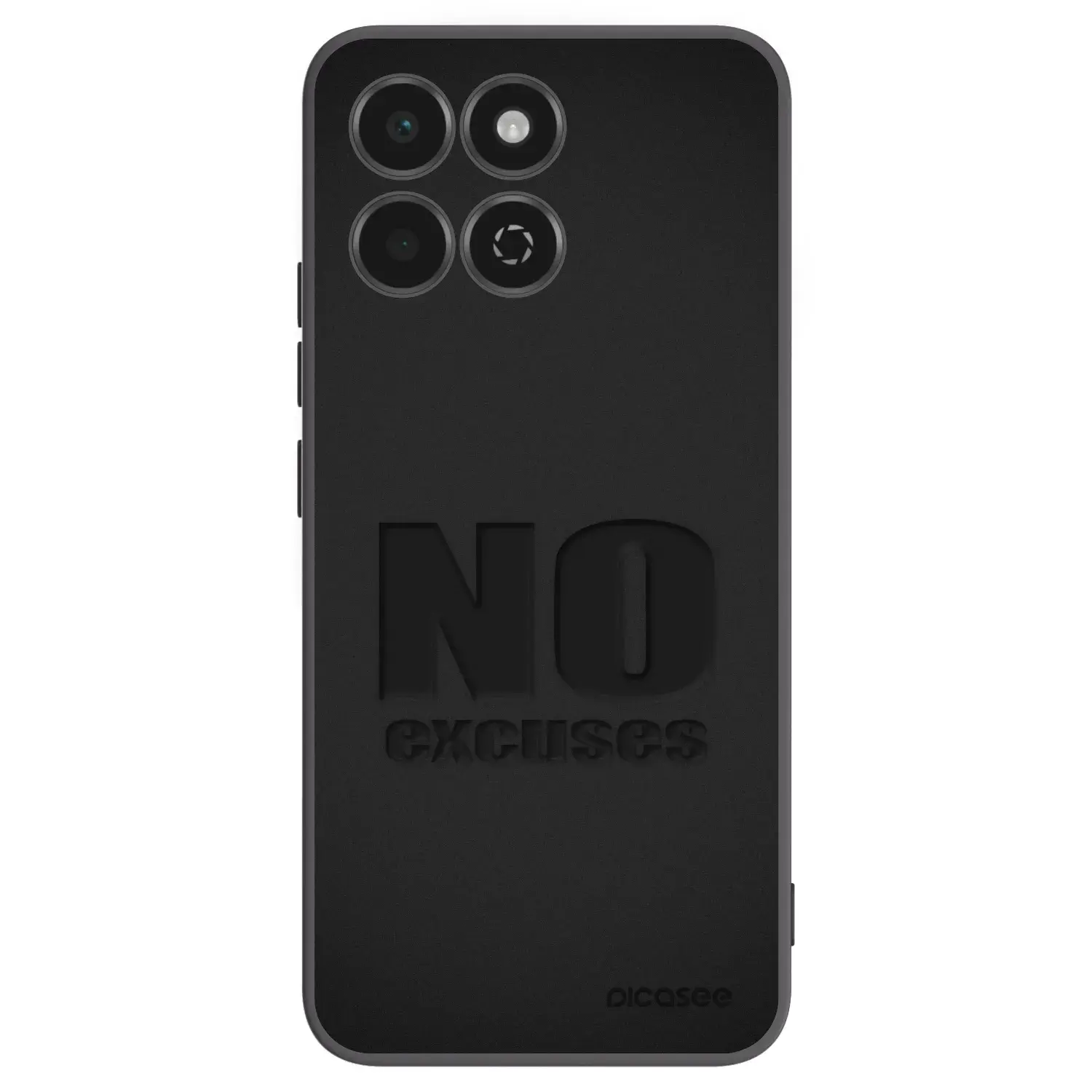 Silikonový černý obal pro Honor 200 Smart 5G - No Excuses
