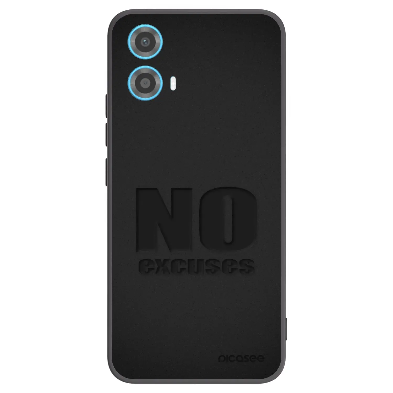 Silikonový černý obal pro Motorola Moto G34 5G - No Excuses