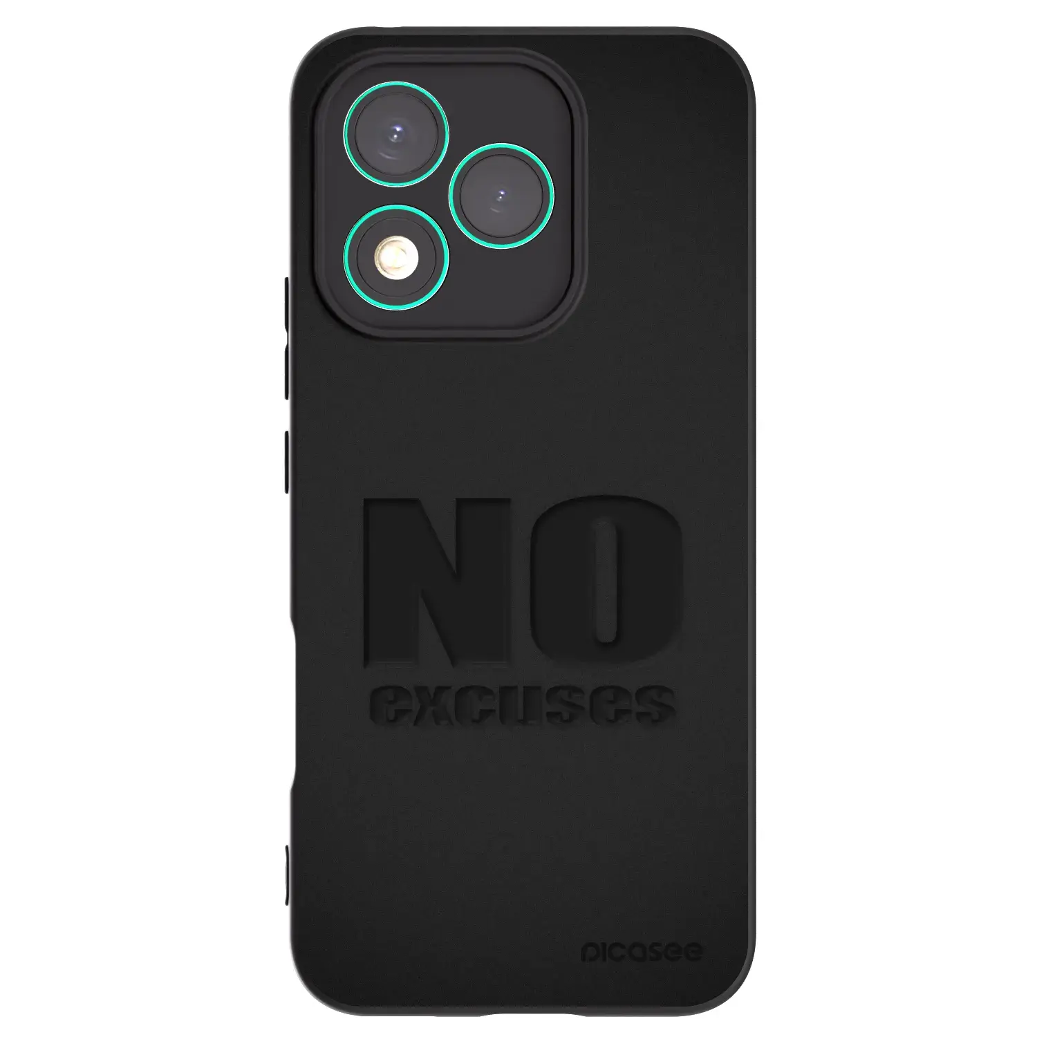Silikonový černý obal pro Honor 400 Lite 5G - No Excuses