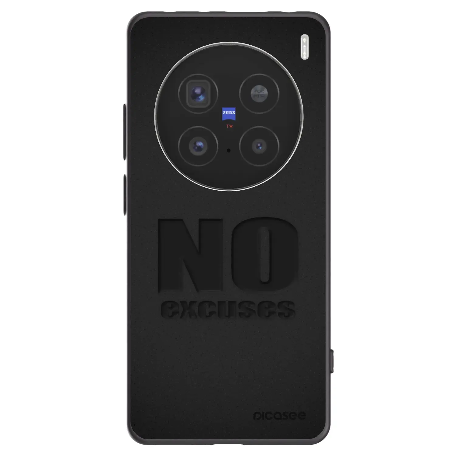 Silikonový černý obal pro Vivo X200 Pro - No Excuses