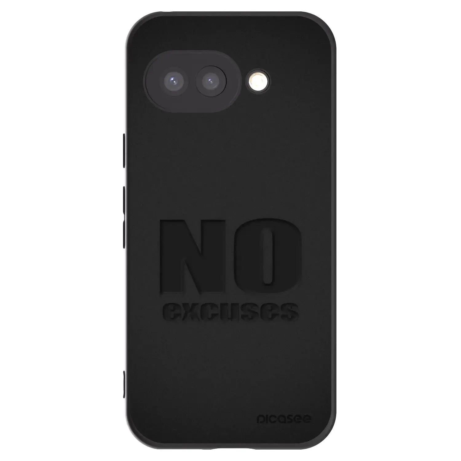 Silikonový černý obal pro Google Pixel 9a - No Excuses