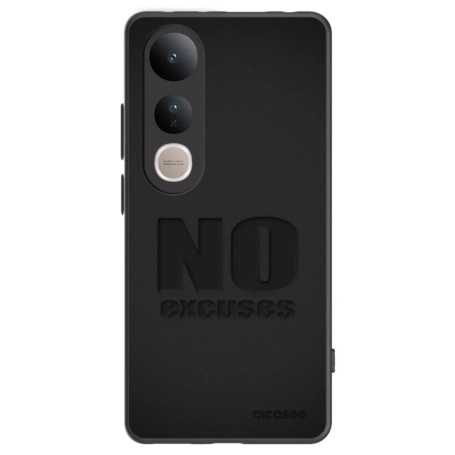 Silikonový černý obal pro Vivo V50 Lite 5G - No Excuses