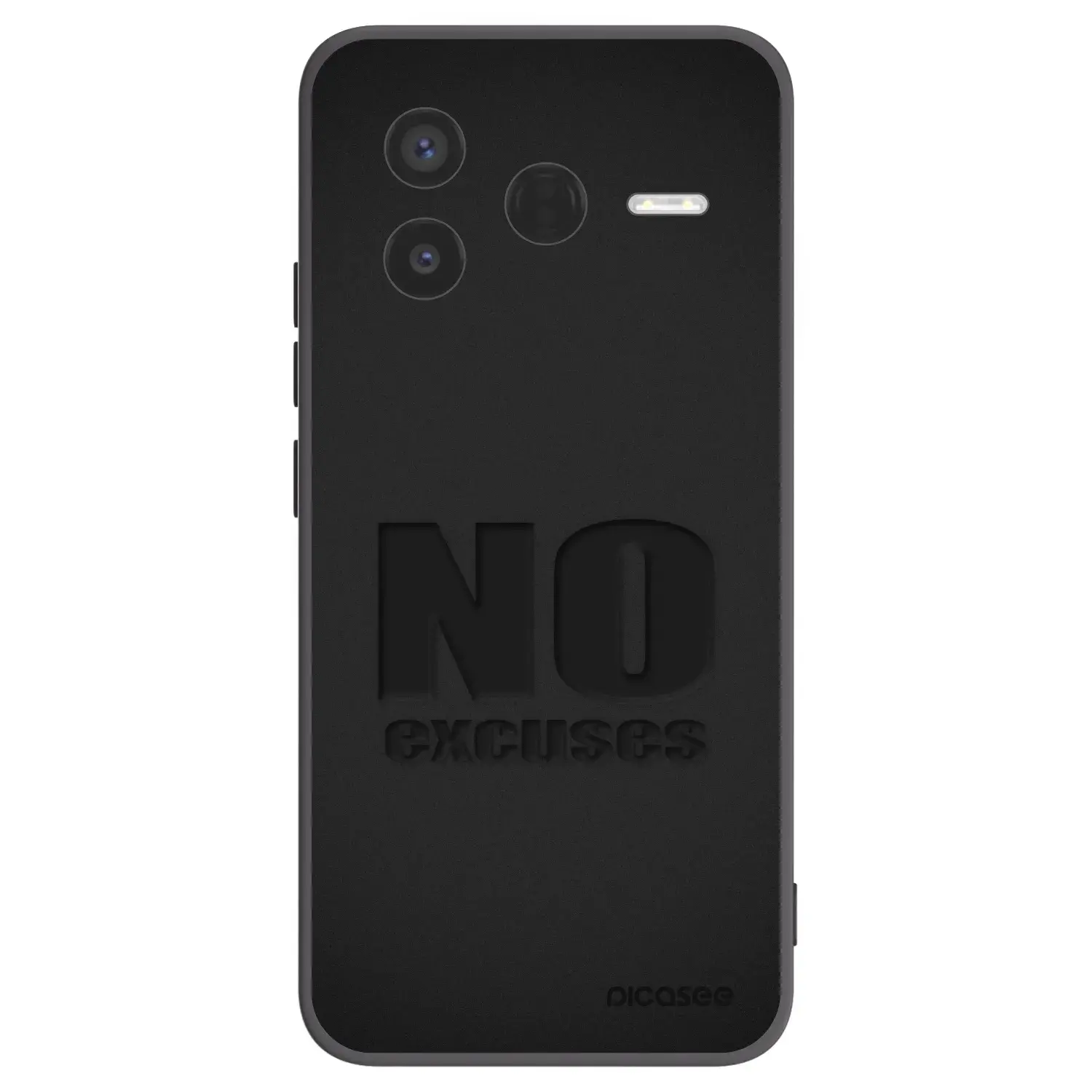 Silikonový černý obal pro Xiaomi Poco F7 Pro 5G - No Excuses