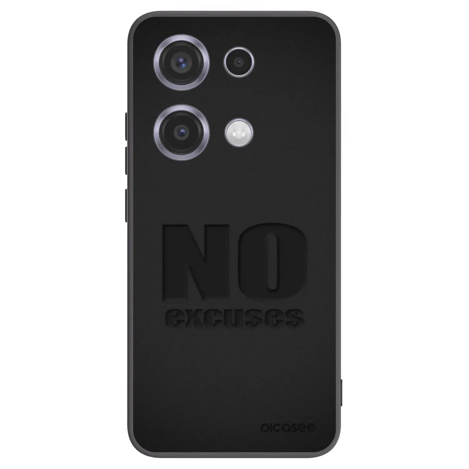 Silikonový černý obal pro Xiaomi Redmi Note 14S - No Excuses