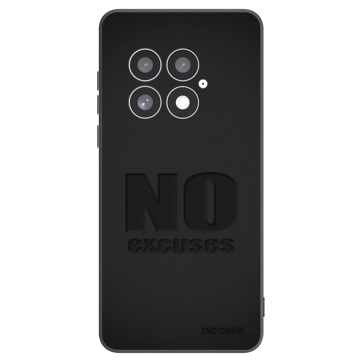 Silikonový černý obal pro OnePlus 13 5G - No Excuses