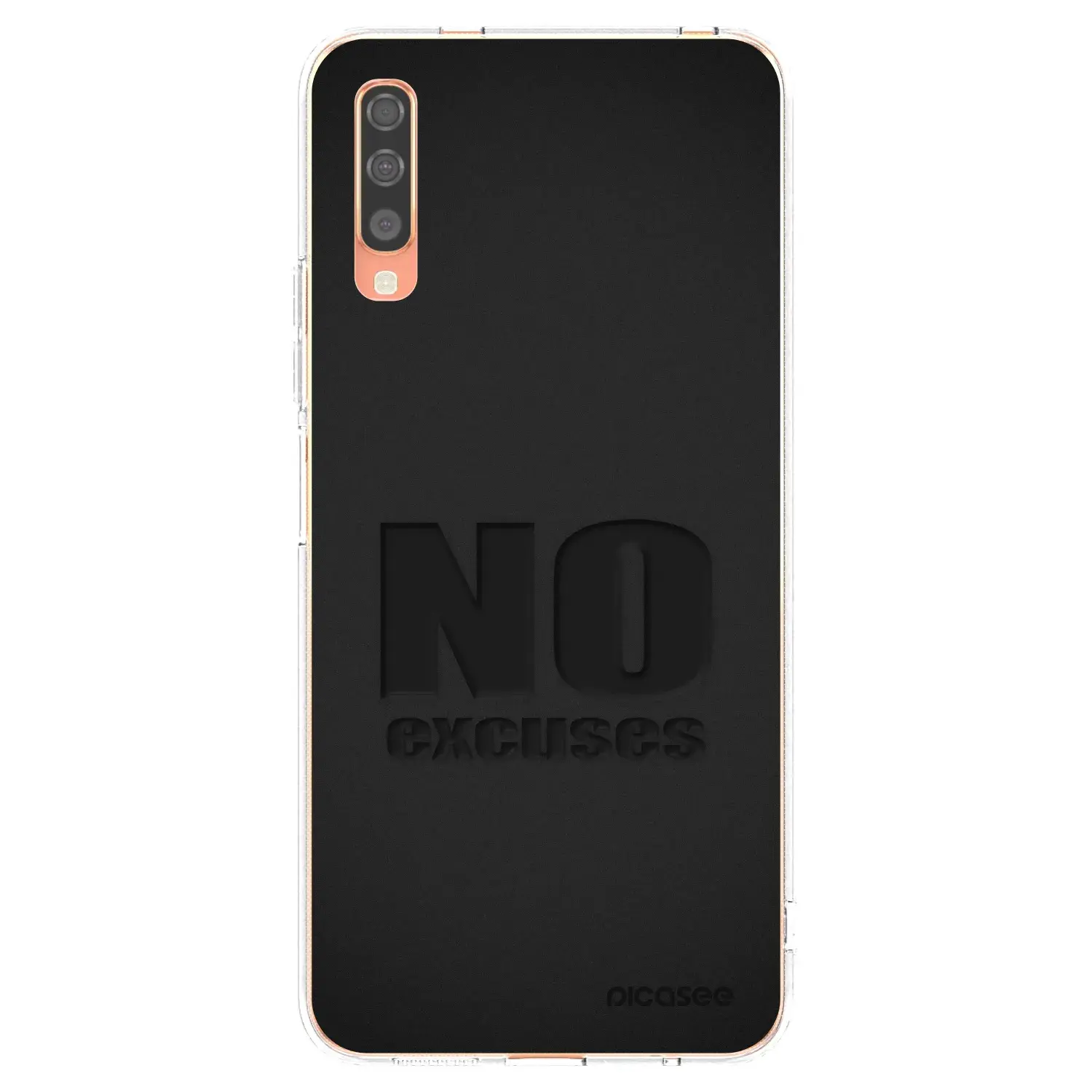 Silikonový průhledný obal pro Samsung Galaxy A70 A705F - No Excuses